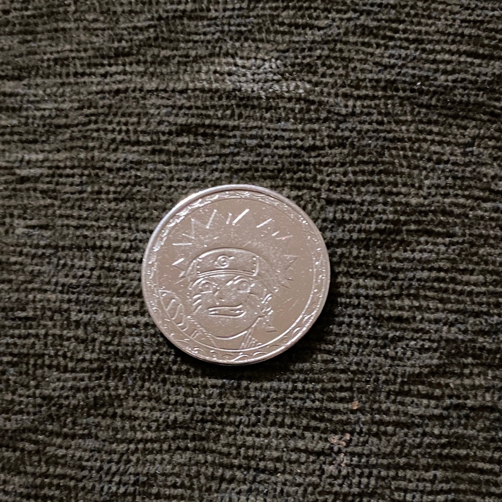 Silver Naruto Coin for Kids